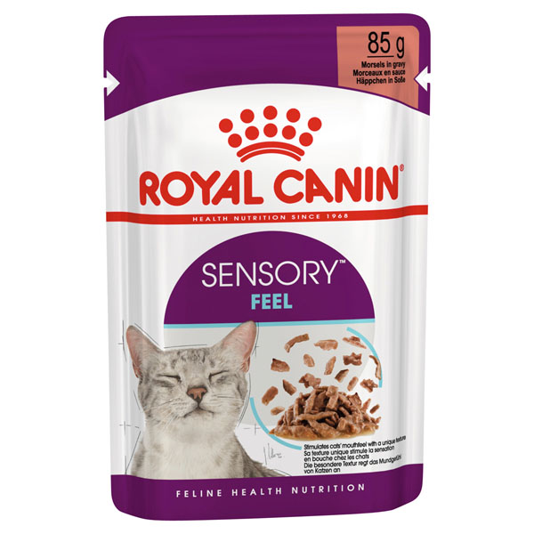 پوچ گربه سنسوری 85 گرمی Royal canin sensory feel